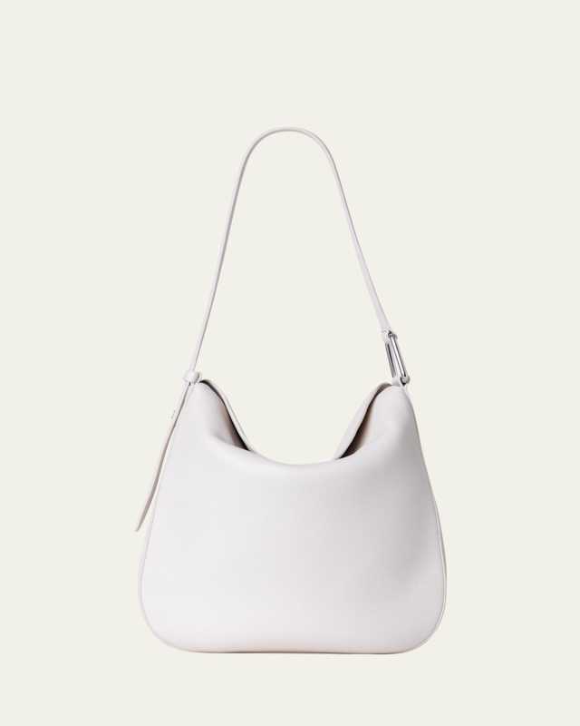 Anna Medium Leather Hobo Bag